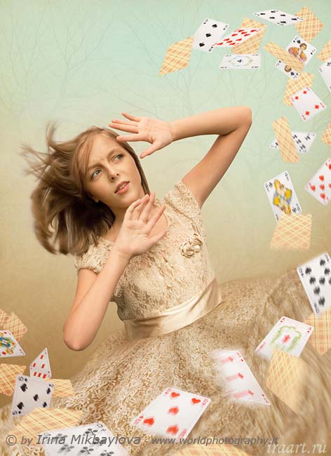 Alice in Wonderland-Just a deck of cards